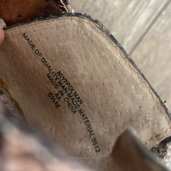 Nine West Python 🐍 Heels Women’s 6.5 - Picture 8 of 9